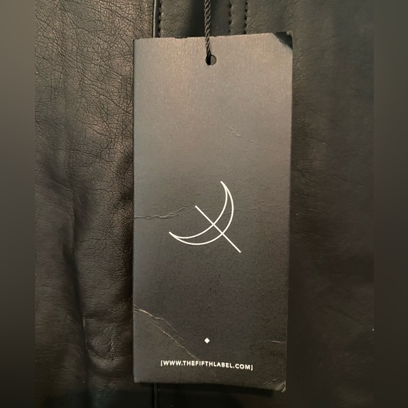 NWT The Fifth Label Faux Leather Thrill Seeking Pant, size M - Picture 5 of 7